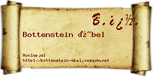 Bottenstein Ábel névjegykártya
